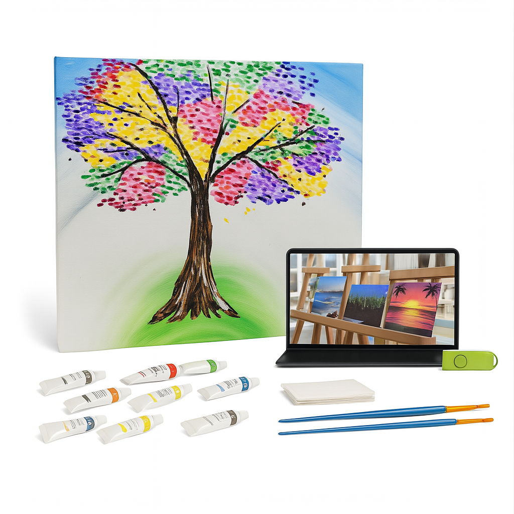 ColorBurst Tree Paint Night