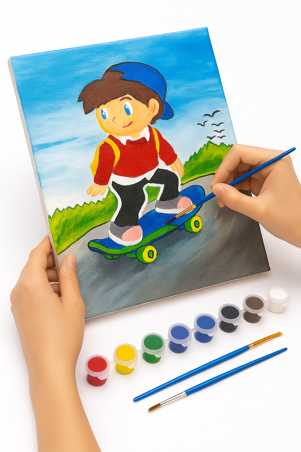 Skateboard Boy Canvas