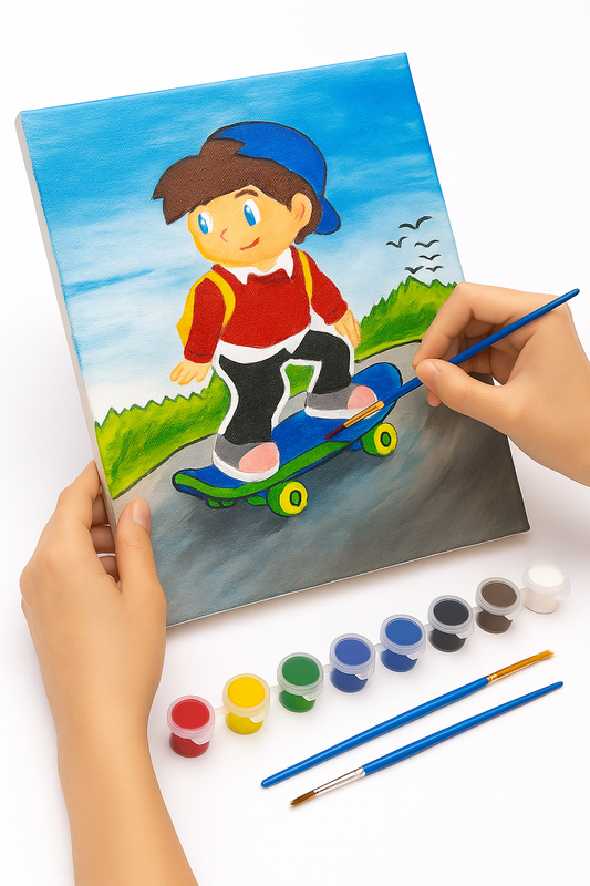 Skateboard Boy Canvas