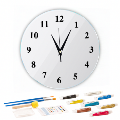 Lucite Clock Set