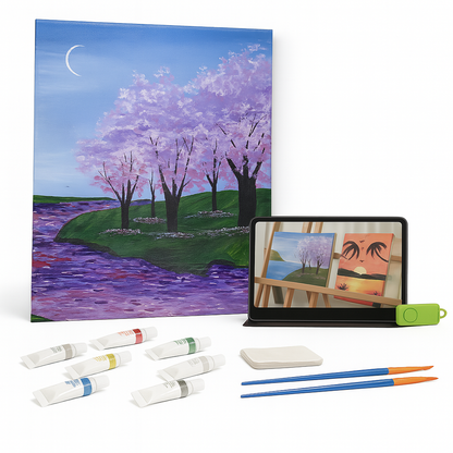 Cherry Blossoms Paint Night