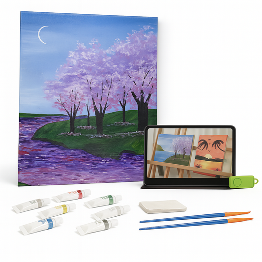 Cherry Blossoms Paint Night