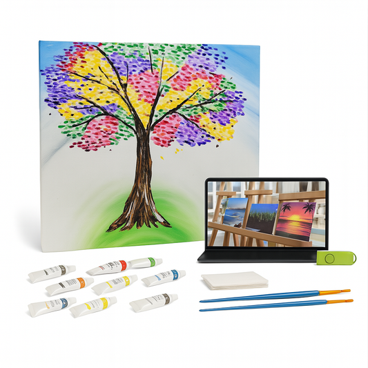 ColorBurst Tree Paint Night