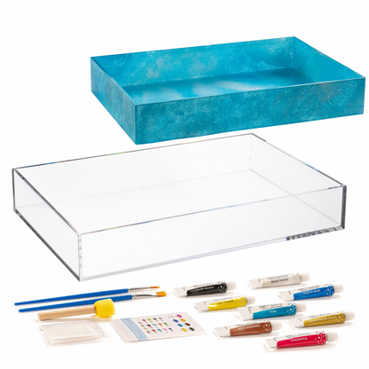 Stunning Large Lucite Tray