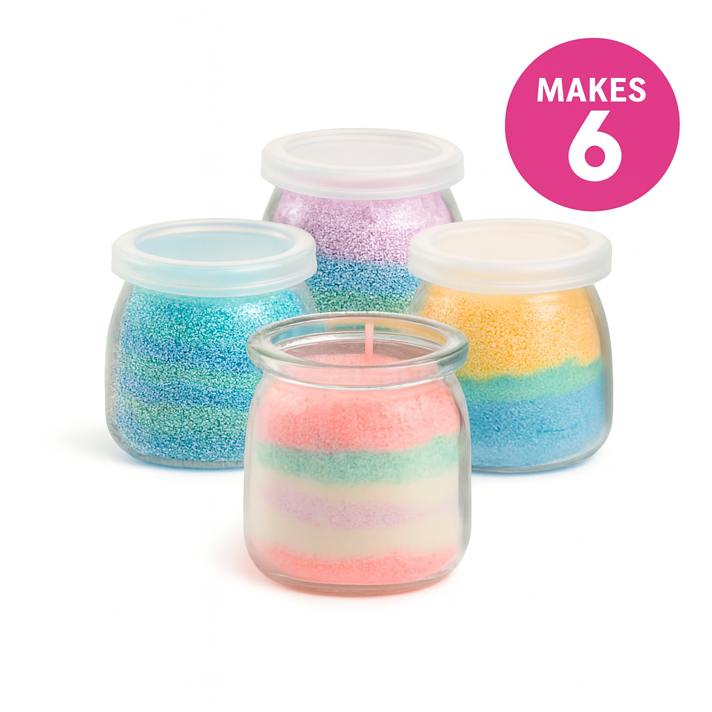 Sand Wax Candle Kit for 6