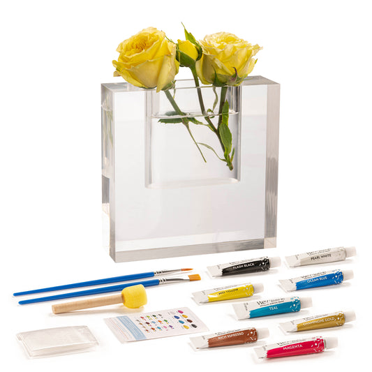Stunning Lucite Vase